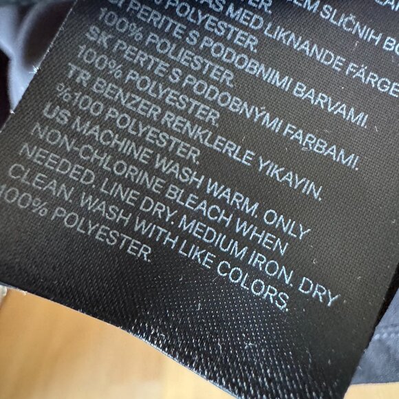 H&M Black Tuxedo Ruffle Blouse | Feminine Statement Top | Size 4 - Picture 13 of 15